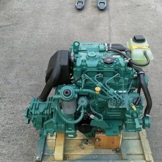 The Volvo Penta D1-30 is a30-horsepower, 1.1-liter, 3-cylinder marine diesel engine known for being smooth, durable, and fuel-efficient. It is designed for quiet operation with high torque at low RPMs, making it suitable for maneuvering in tight spaces. Key features include standard freshwater cooling, a high-capacity 115A alternator, and a rigid, robust construction for long service life.